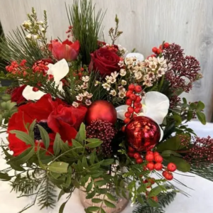 bouquet fleuriste noel