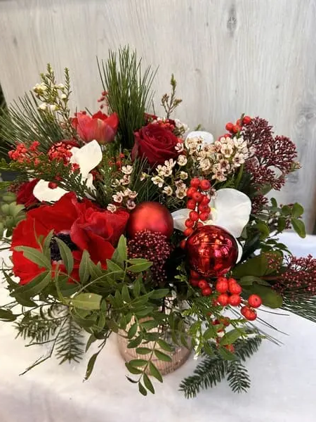 bouquet fleuriste noel
