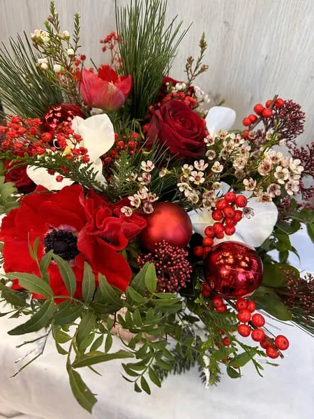 Bouquet fleurs noel